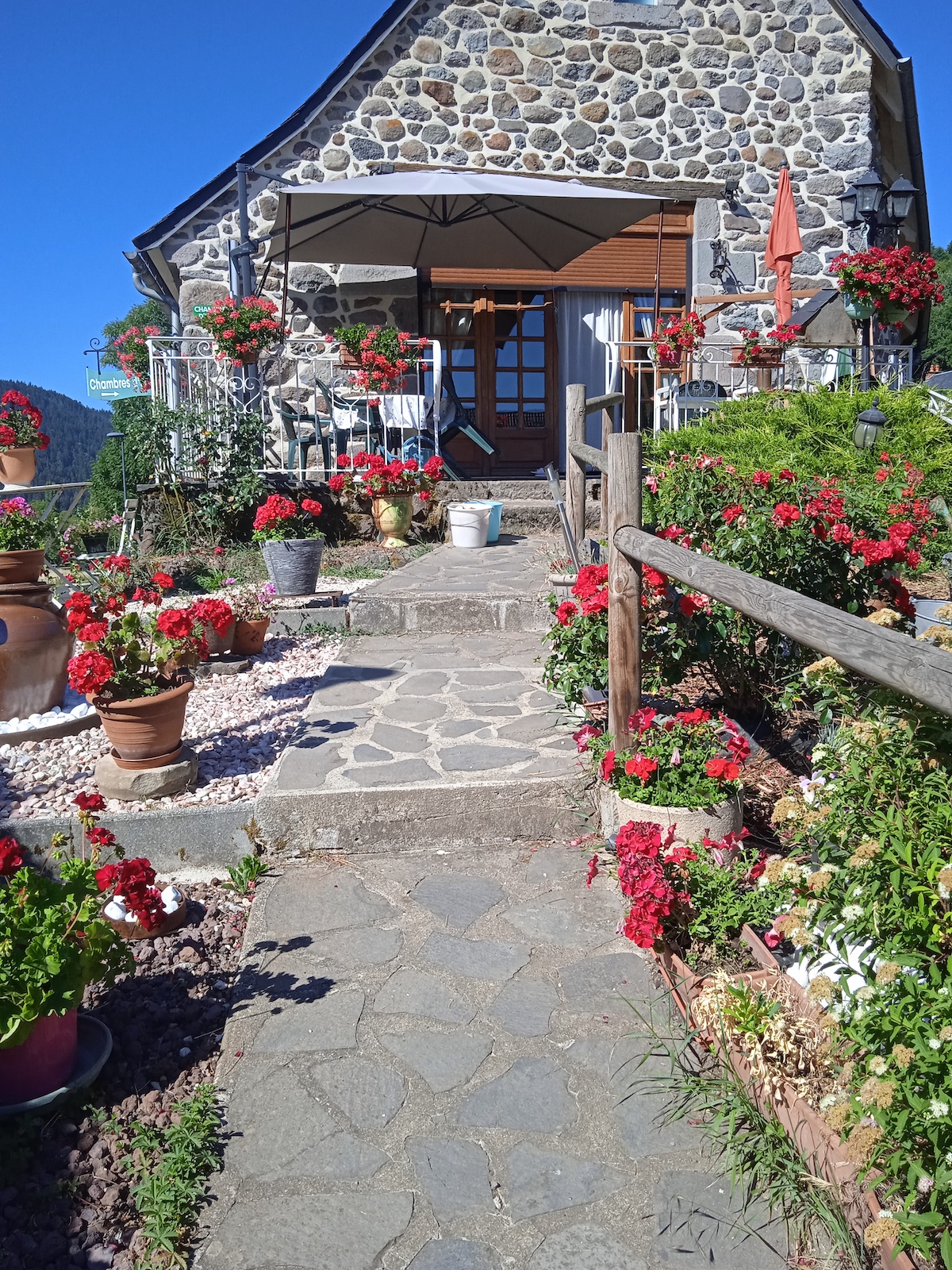Entrée de la chambre d'hôte